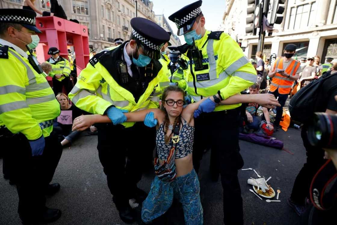 XR's actions have sparked similar protests from other climate activist groups XR's actions have sparked similar protests from other climate activist groups