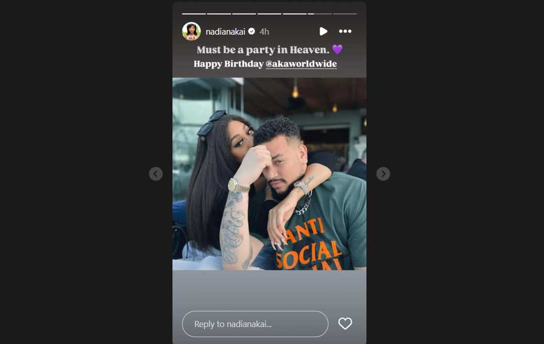 Nadia Nakai remembered AKA on his birthday