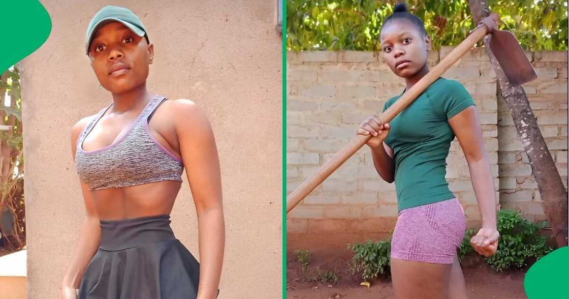 A young woman from a village became a social media sensation after sharing her unique workout routine A young woman from a village became a social media sensation after sharing her unique workout routine