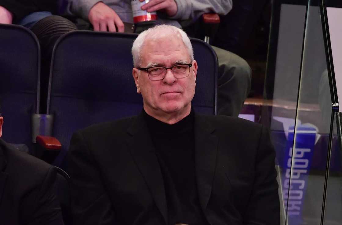Phil Jackson attends Sacramento Kings vs New York Knicks game Phil Jackson attends Sacramento Kings vs New York Knicks game