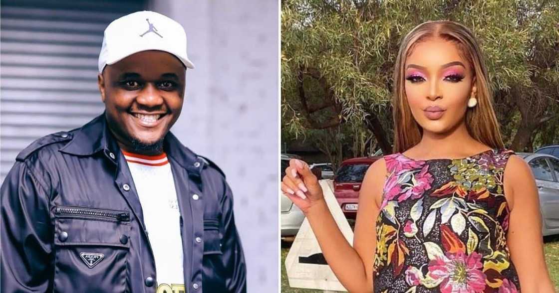 Bonang Matheba's cousin Pinky Girl got dragged for posting screenshot from Mpura Bonang Matheba's cousin Pinky Girl got dragged for posting screenshot from Mpura