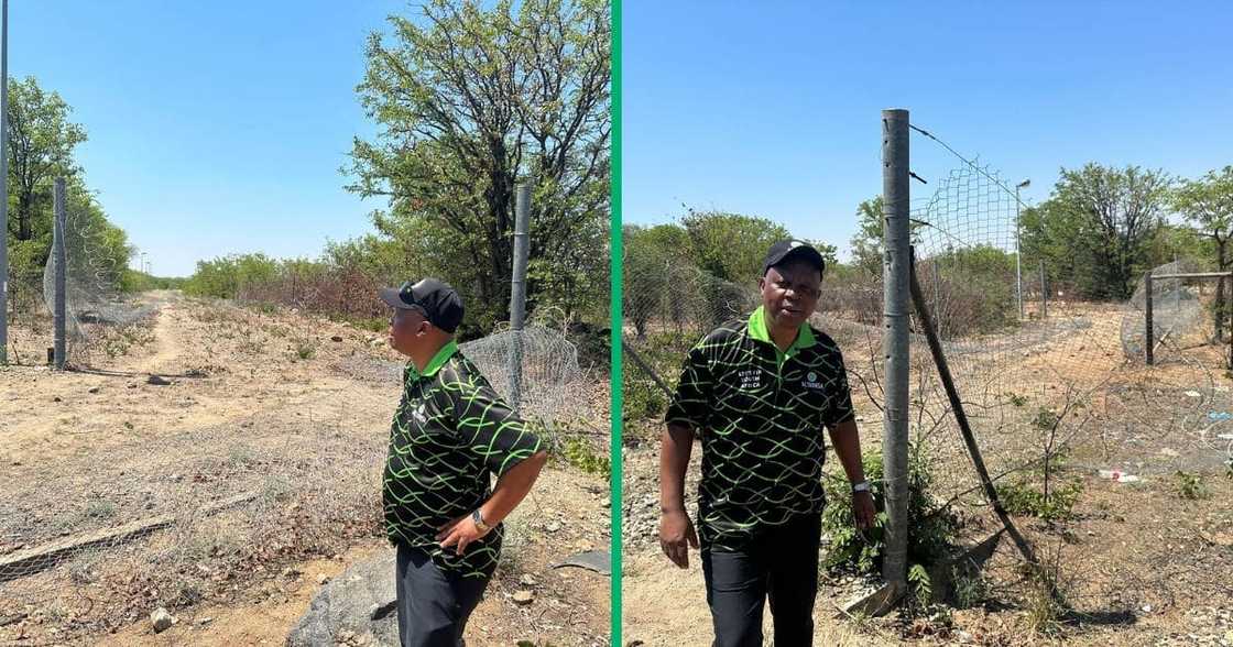 Herman Mashaba watched as foreign nationals crossed the Beitbridge border into South Africa. Herman Mashaba watched as foreign nationals crossed the Beitbridge border into South Africa.