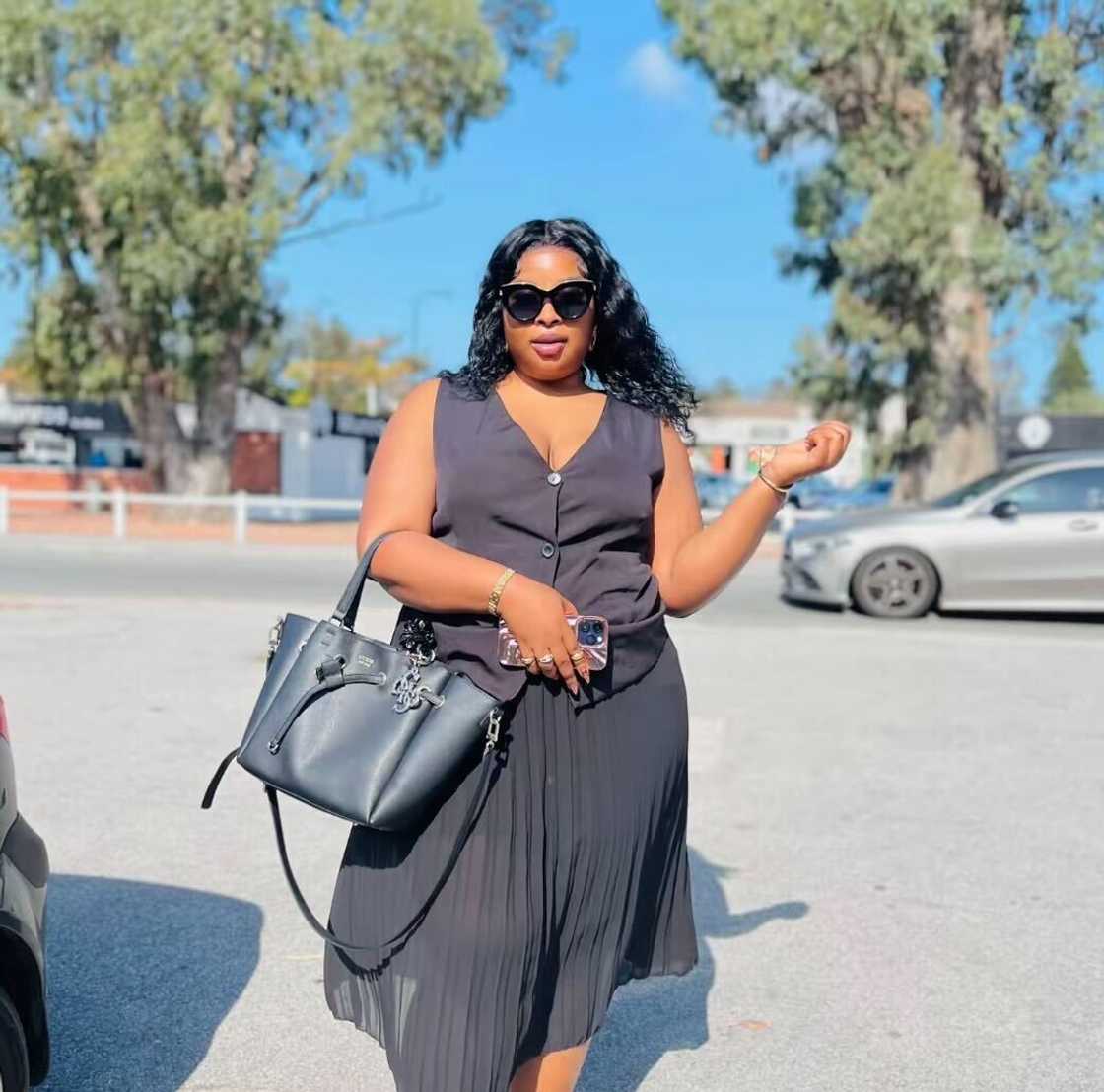 A woman from South Africa wowed fans by showcasing her Coach bag from Temu. A woman from South Africa wowed fans by showcasing her Coach bag from Temu.