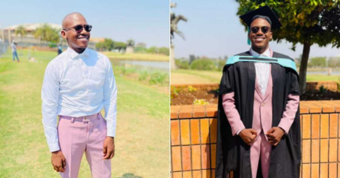 Man, 3 degrees, celebrates, graduate, Twitter reactions