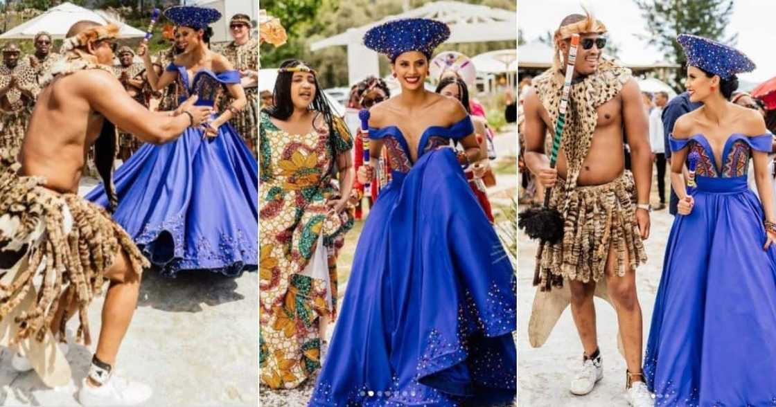 Former Miss South Africa, Tamaryn Green. umembeso ceremony. Former Miss South Africa, Tamaryn Green. umembeso ceremony.