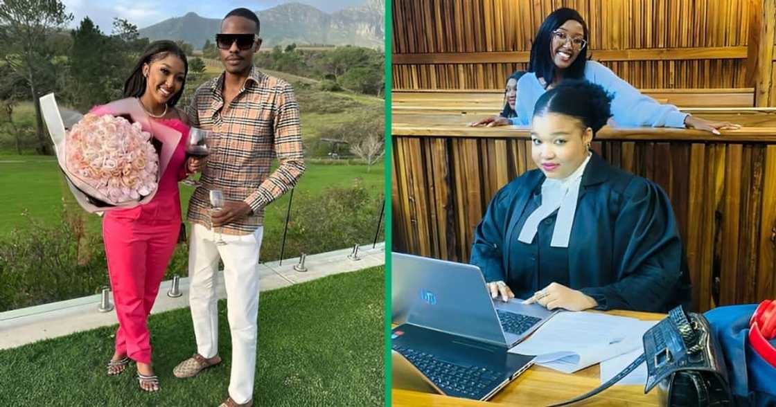 Gcinile's lawyer Thari Manhissa is under fire for going on TikTok live. Gcinile's lawyer Thari Manhissa is under fire for going on TikTok live.