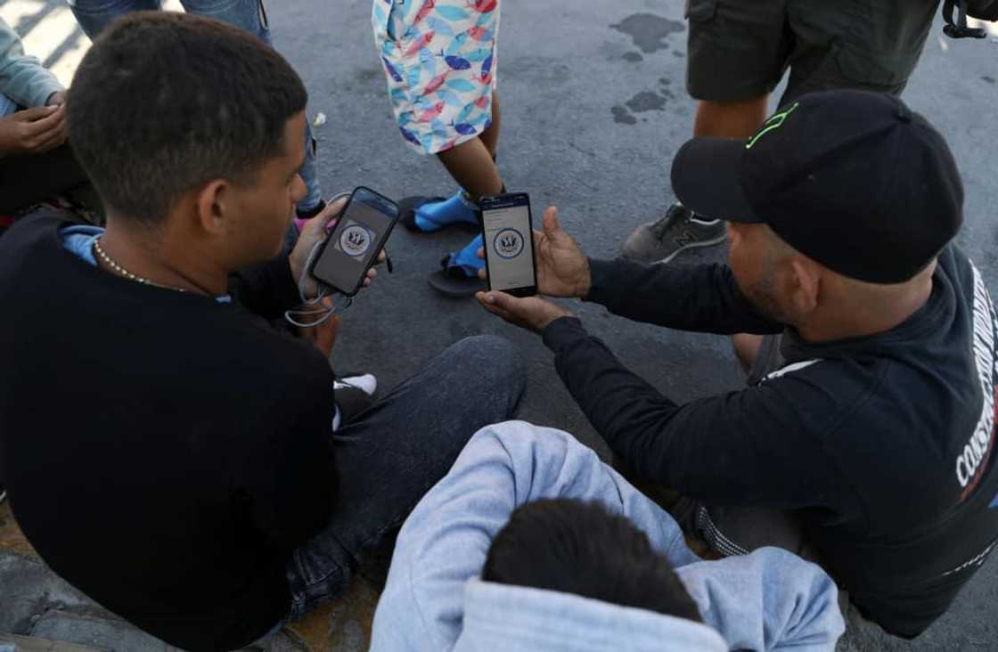 From Friday would-be migrants must register their details and upload a photograph on CBP One From Friday would-be migrants must register their details and upload a photograph on CBP One