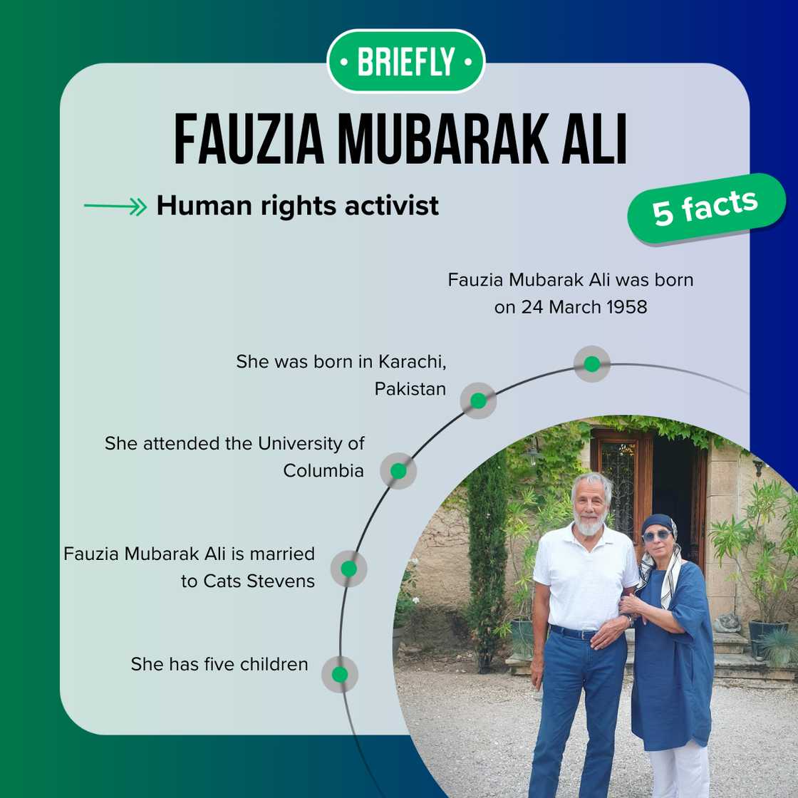 Five facts about Cat Stevens’ wife, Fauzia Mubarak Ali Five facts about Cat Stevens’ wife, Fauzia Mubarak Ali