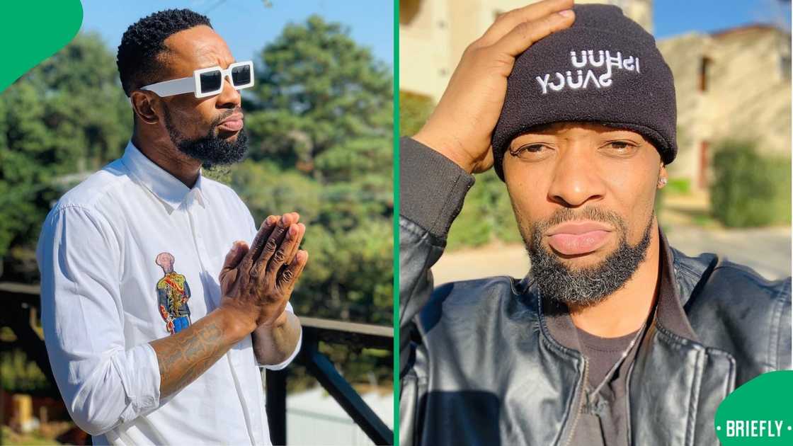 Actor SK Khoza announced his grandmother's passing Actor SK Khoza announced his grandmother's passing