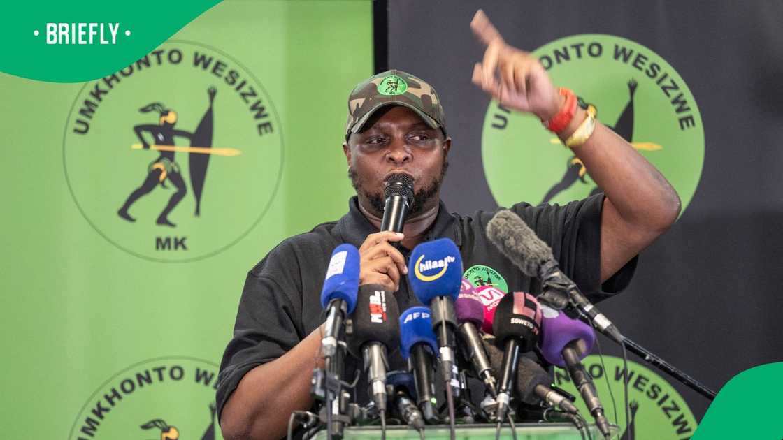 The MK Party's secretary general Floyd Shivambu said the MK Party will drive transformation The MK Party's secretary general Floyd Shivambu said the MK Party will drive transformation