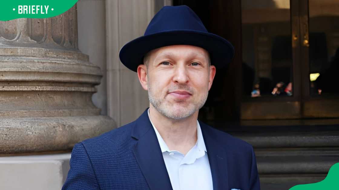 Jeff Cohen at the ceremony honoring Kevin Feige with a star