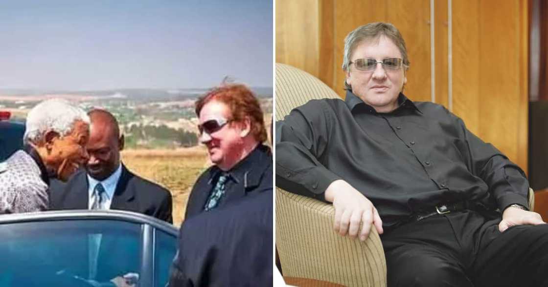 Billionaire Douw Steyn was friends with Nelson Mandela Billionaire Douw Steyn was friends with Nelson Mandela