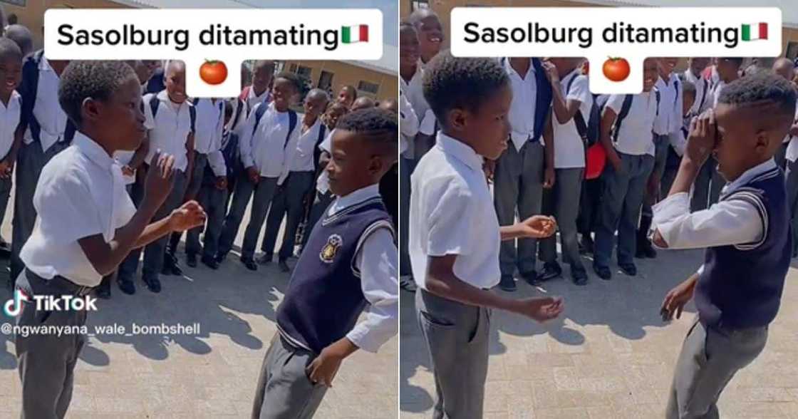 South African kids have a dance off South African kids have a dance off
