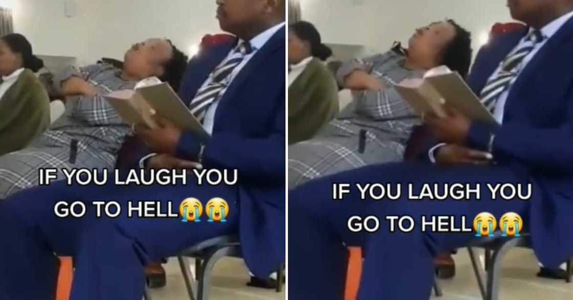 A gogo falling asleep in church and losing her wig A gogo falling asleep in church and losing her wig
