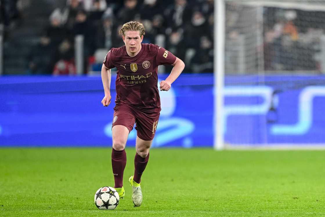 Kevin De Bruyne in Turin, Italy