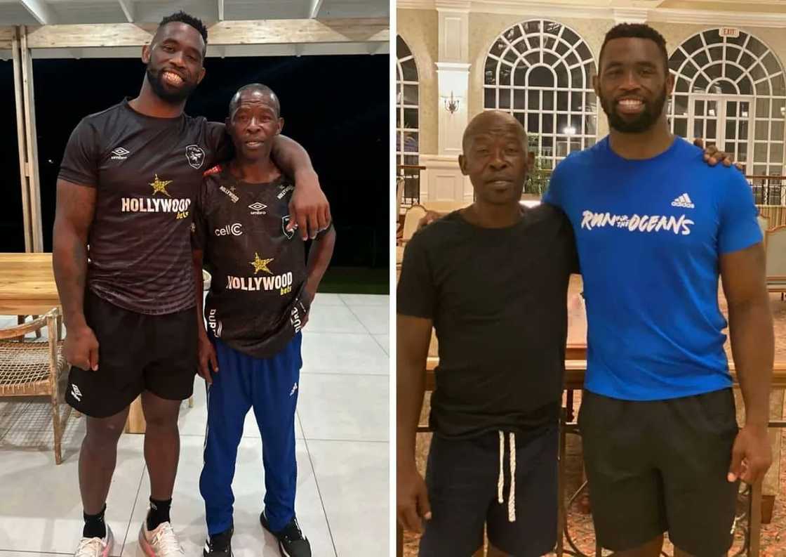 Siya Kolisi Rebuilds Bond with Father After Years of Separation Siya Kolisi Rebuilds Bond with Father After Years of Separation