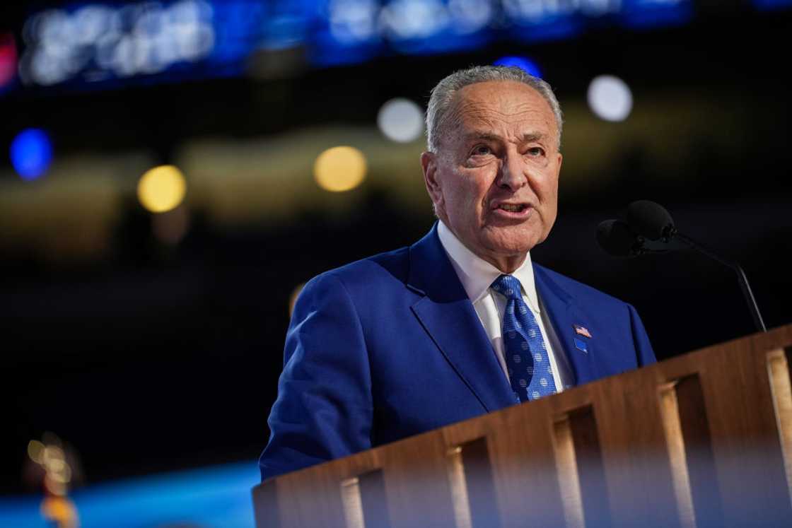 Chuck Schumer at the United Center