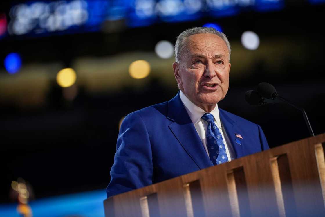 Chuck Schumer at the United Center Chuck Schumer at the United Center