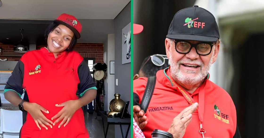 EFF member Carl Niehaus' wife takes part in the 'Come Duze' challenge made popular by ANC supporters. EFF member Carl Niehaus' wife takes part in the 'Come Duze' challenge made popular by ANC supporters.