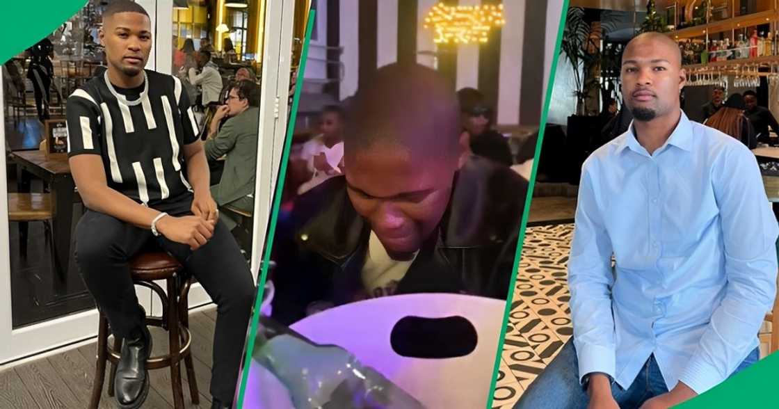 Girls floored by heartbroken man Girls floored by heartbroken man