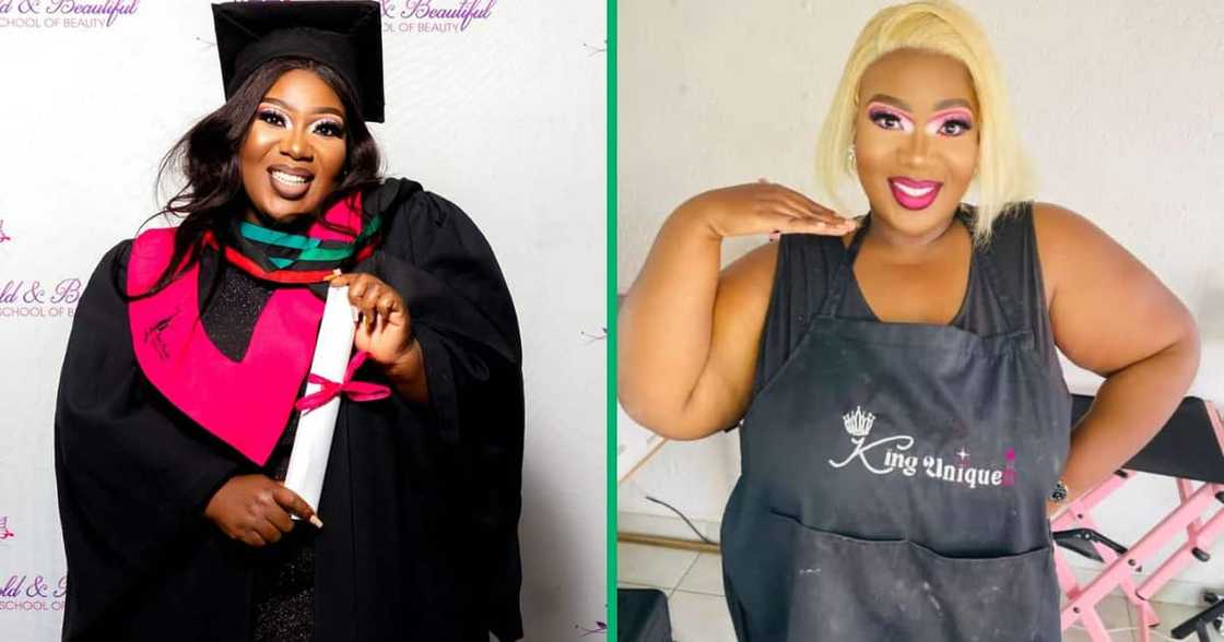 The lady from Hammanskraal has a beauty business and a cosmetology qualification. She has a total of three academic qualifications. The lady from Hammanskraal has a beauty business and a cosmetology qualification. She has a total of three academic qualifications.