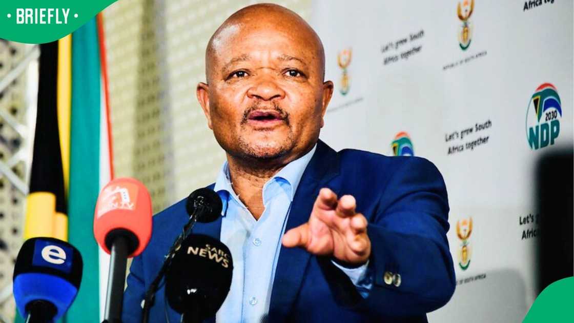 Police Minister Senzo Mchunu