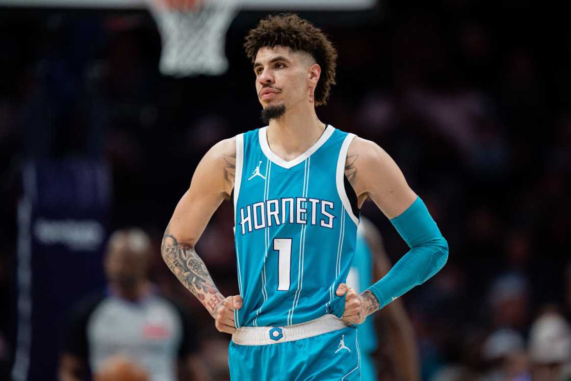 LaMelo Ball at Spectrum Center