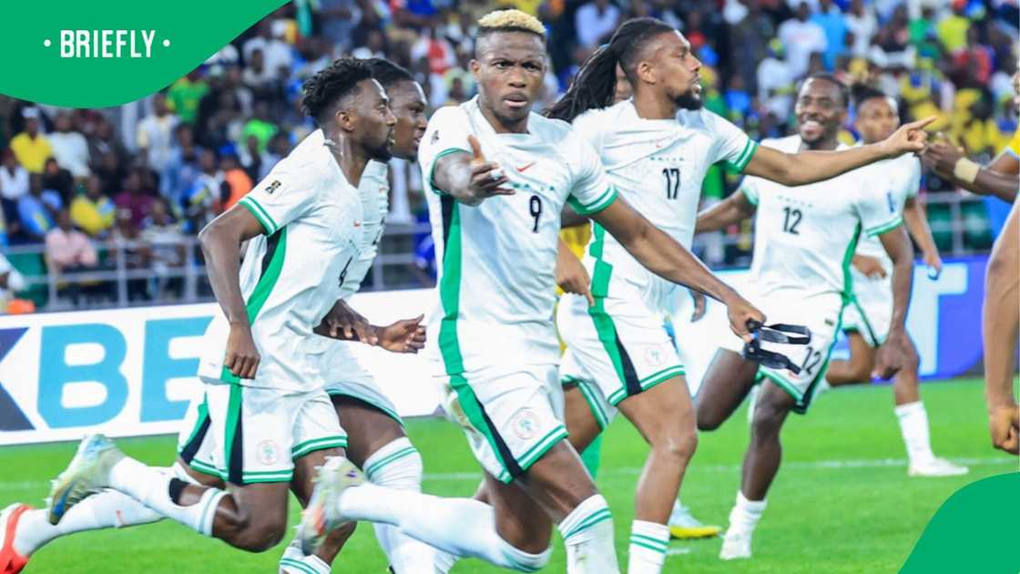 Victor Osimhen stars in Nigeria's win over Rwanda in Kigali. Victor Osimhen stars in Nigeria's win over Rwanda in Kigali.
