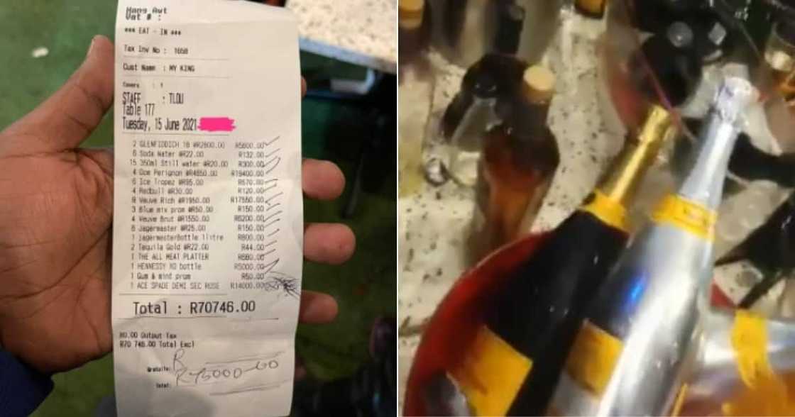 ‘Iyoh’: Man Splashes R70k on One Night's Booze, Mzansi Can’t Deal