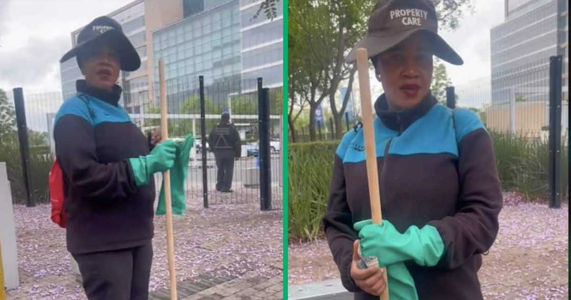 Woman surprised with money in Johannesburg Woman surprised with money in Johannesburg