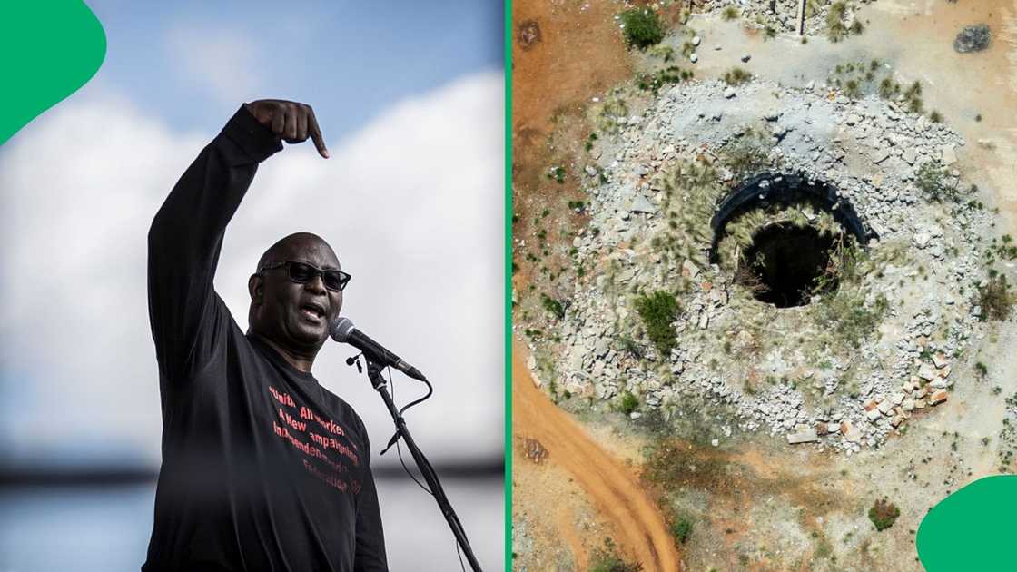 SAFTU's general secretary Zwelinzima Vavi called on the government to rescue the trapped Stilfontein miners