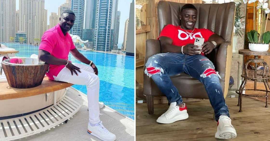 Akon has a new hairstyle Akon has a new hairstyle