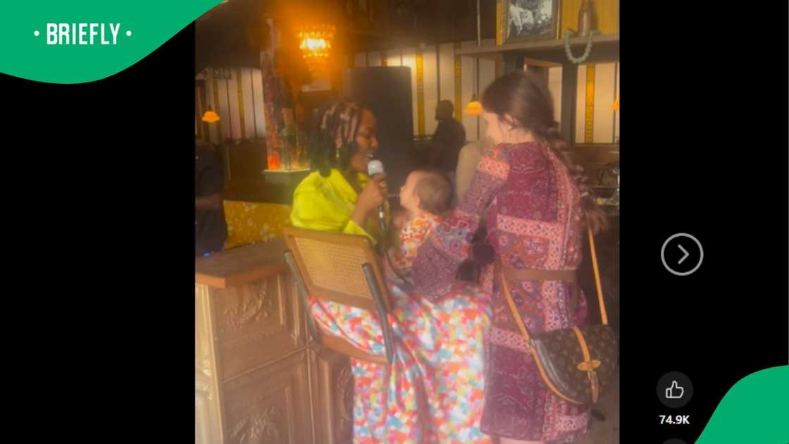 A baby made waves in Mzansi. A baby made waves in Mzansi.