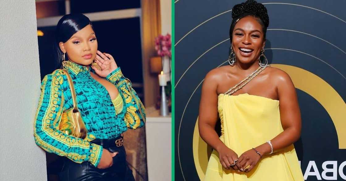MaWhoo and Nomzamo Mbatha lit up a stage with their dance moves MaWhoo and Nomzamo Mbatha lit up a stage with their dance moves