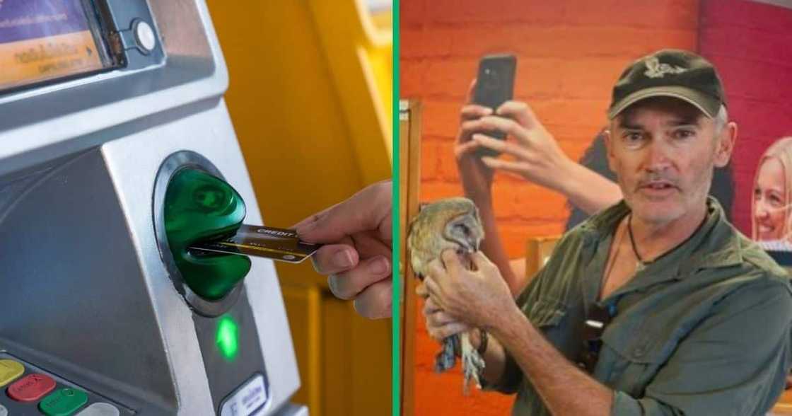 A Westonaria man attempted to open a bank account with an owl as a deposit. A Westonaria man attempted to open a bank account with an owl as a deposit.