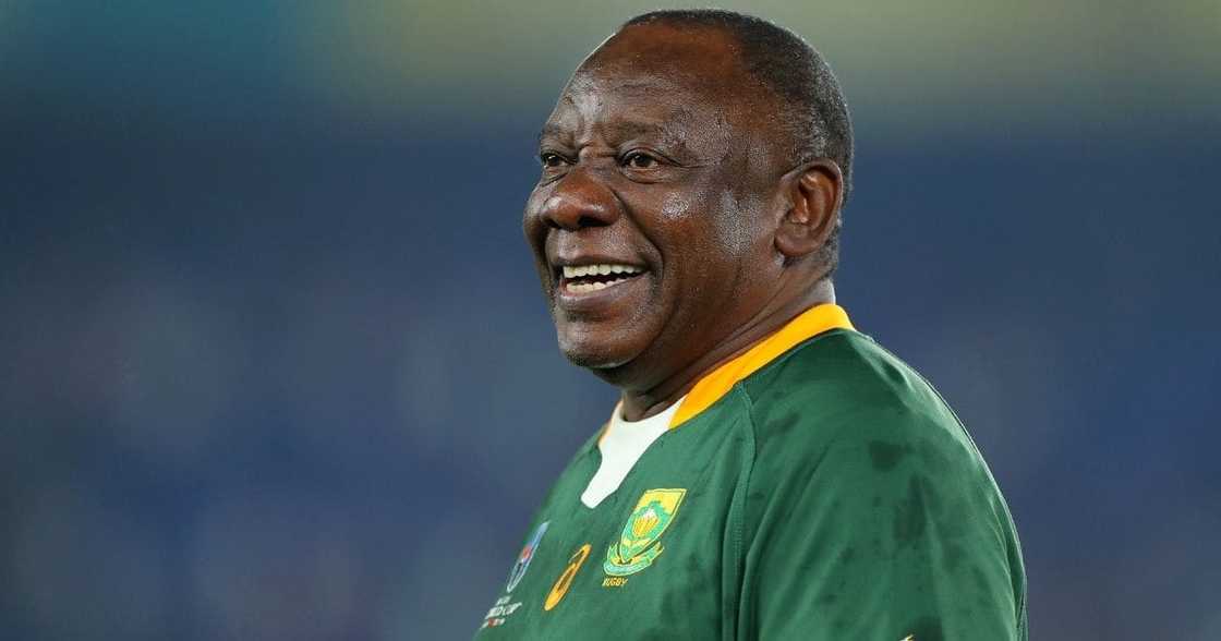 Cyril Ramaphosa, South Africa, Proteas, Springboks Cyril Ramaphosa, South Africa, Proteas, Springboks