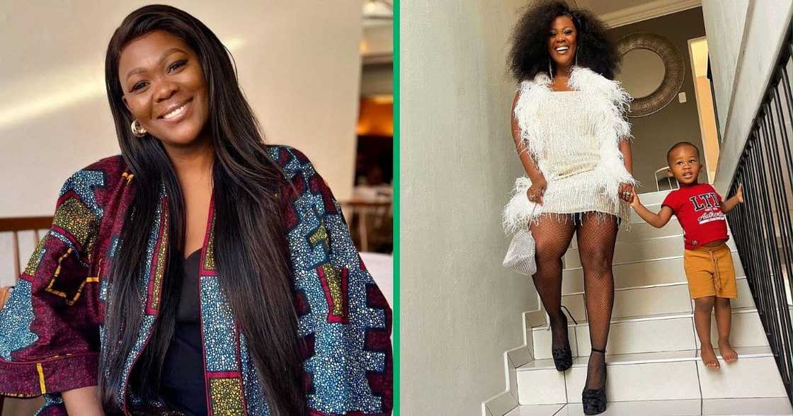 Zikhona Sodlaka gave Mzansi a sneek peak into her son's birthday celebrations Zikhona Sodlaka gave Mzansi a sneek peak into her son's birthday celebrations