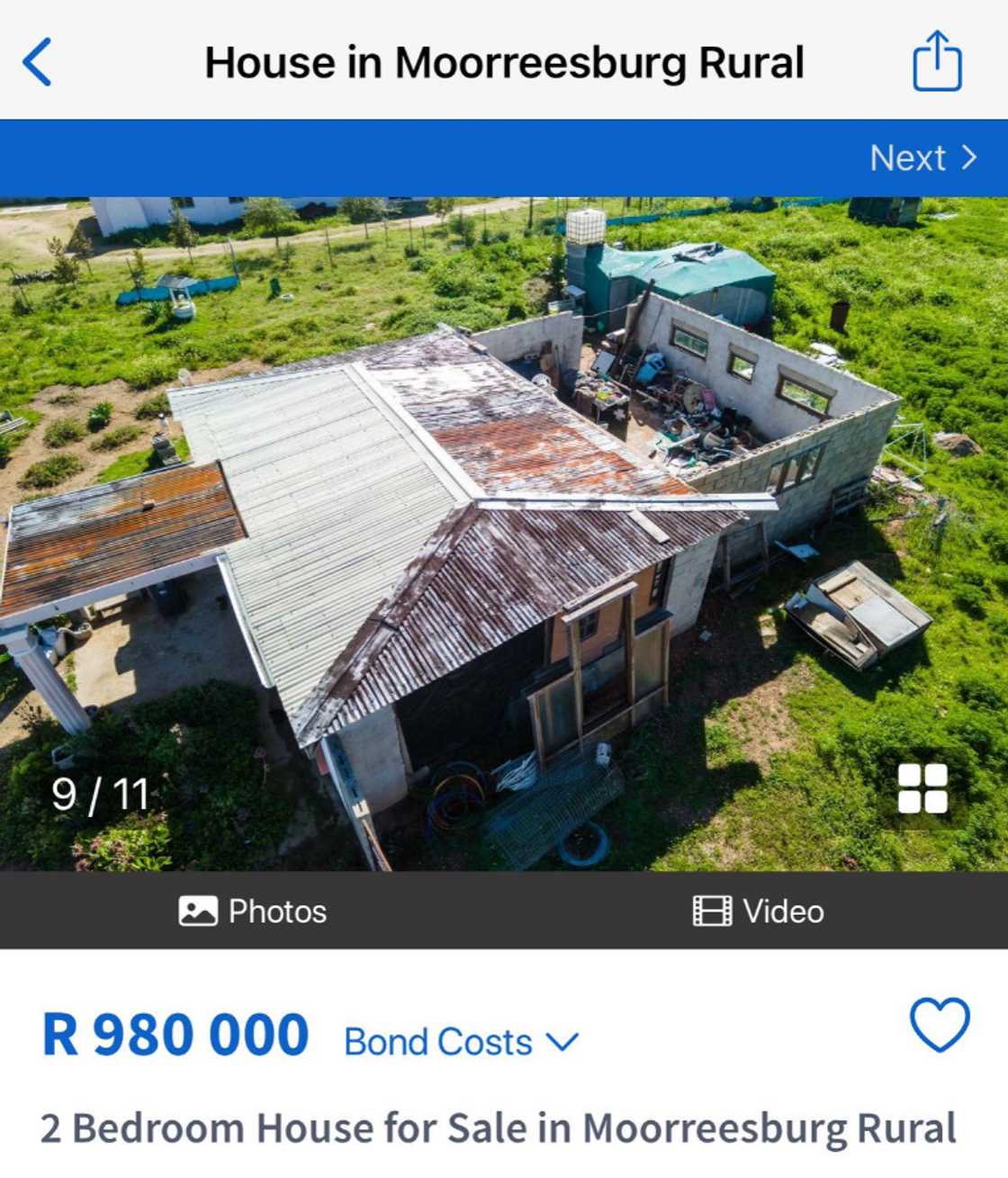 The area is located close to the beach and has much potential