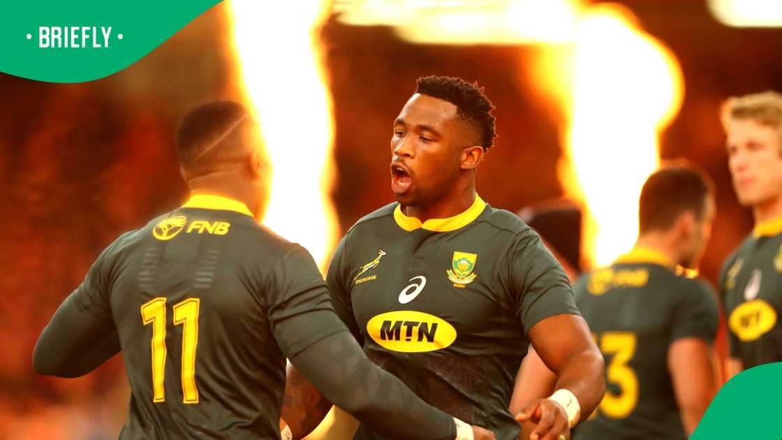 Aphiwe Dyantyi, Springboks, South Africa, Siya Kolisi Aphiwe Dyantyi, Springboks, South Africa, Siya Kolisi