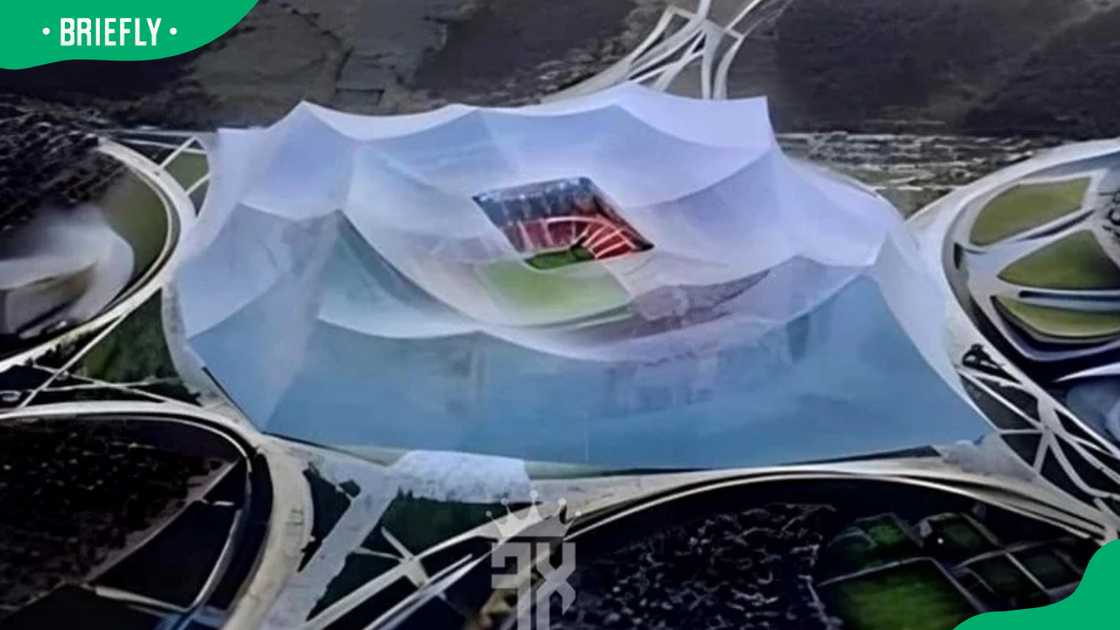 Proposed Stade Hassan II stadium in Morocco