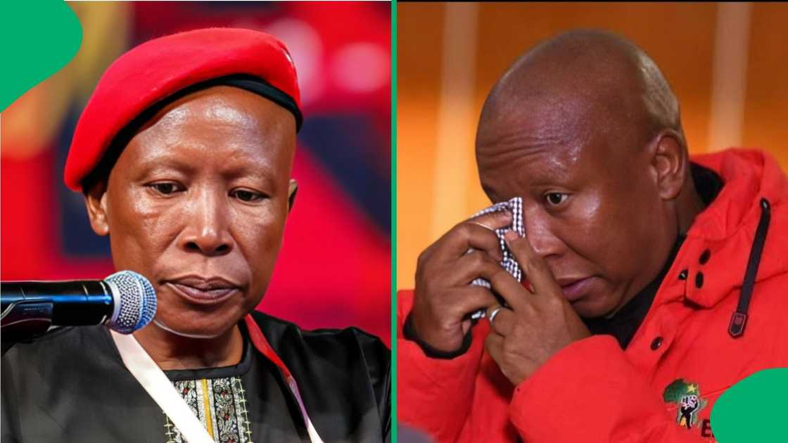 EFF's Julius Malema delivers emotional speech during National People's Assembly EFF's Julius Malema delivers emotional speech during National People's Assembly