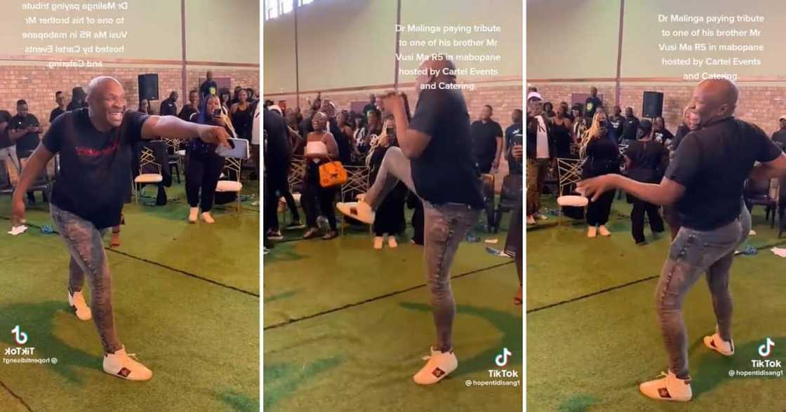 Dr Malinga's TikTok video dancing Dr Malinga's TikTok video dancing