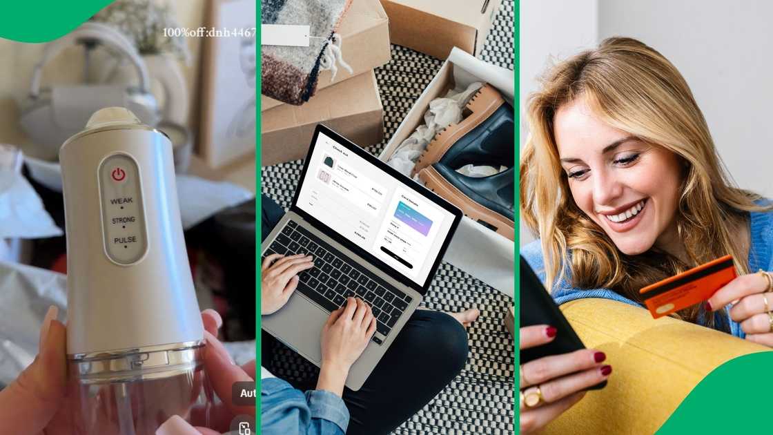 Woman shows off Temu haul Woman shows off Temu haul