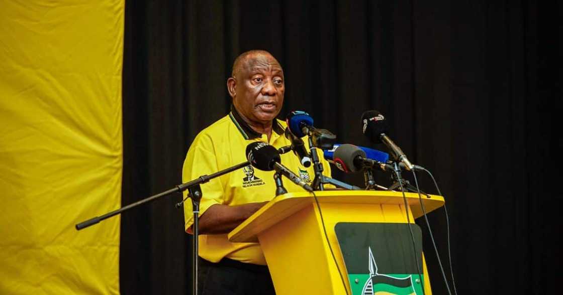 President Cyril Ramaphosa proposed an income grant to the ANC President Cyril Ramaphosa proposed an income grant to the ANC