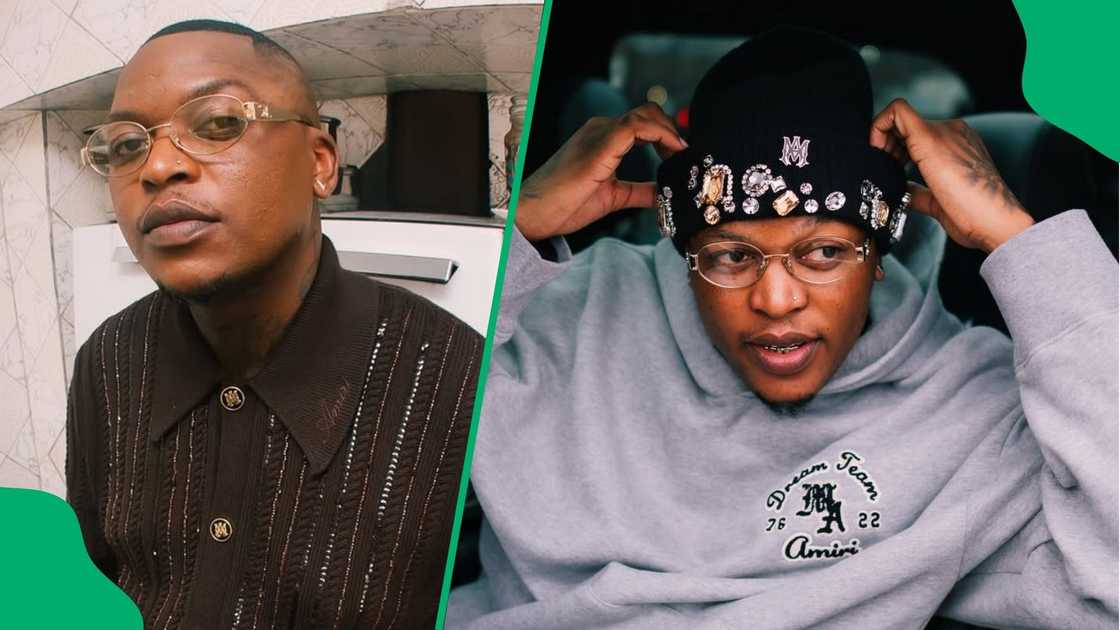 Oscar Mbo dragged for filming GRWM vlog before mother's funeral