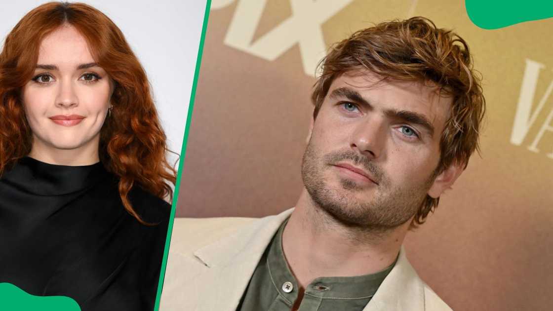 Olivia Cooke at the 2023 Omega Aqua Terra Shades, International Launch Event (L). Alex Roe at the premiere of Billy The Kid in 2022 (R)