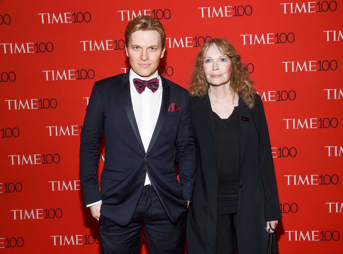 Ronan Farrow and his mother, Mia Farrow Ronan Farrow and his mother, Mia Farrow