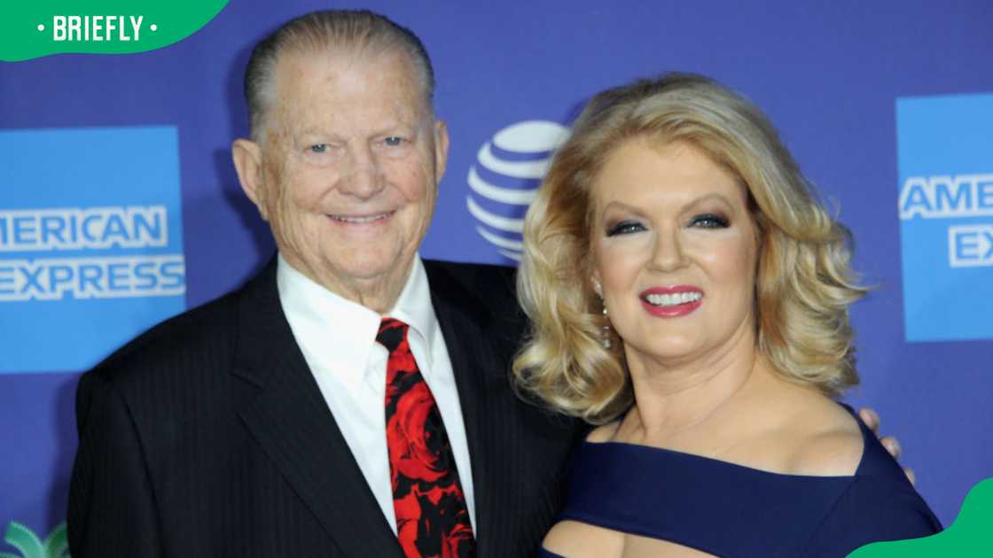 Mary Hart and Burt Sugarman at the 2022 Palm Springs International Film Festival Film Awards Gala