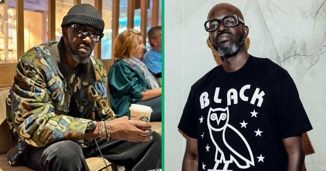 Black Coffee showed off his multimillion-rand car collection