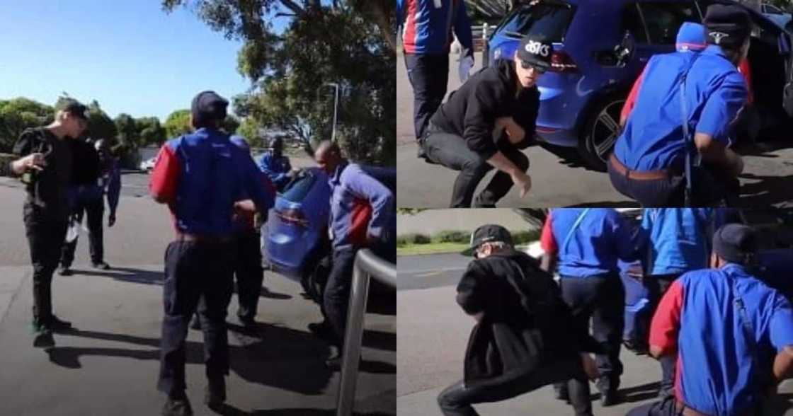 Engen garage, bowser guys, petrol attendants, dancing, viral video, trending video, TikTok, Ameno Amapiano Remix, dance, TikTok trend Engen garage, bowser guys, petrol attendants, dancing, viral video, trending video, TikTok, Ameno Amapiano Remix, dance, TikTok trend